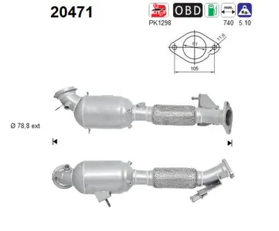 Catalyseur Ford FOCUS III Turnier · Ford FOCUS III