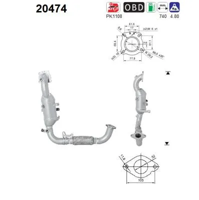 Catalyseur Ford FOCUS III · Ford FOCUS III Turnier · Ford FOCUS III Saloon