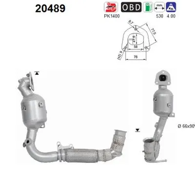 Catalyseur Ford FIESTA VII
