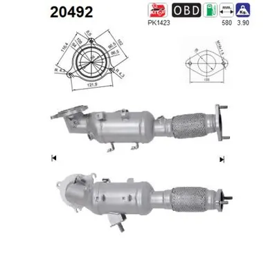 Catalyseur Ford FIESTA VI · Ford FIESTA VI Van
