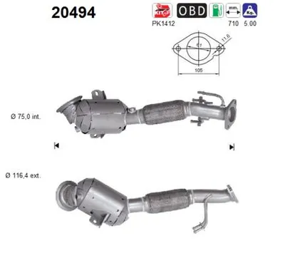 Catalyseur Ford FOCUS IV · Ford FOCUS IV Turnier · Ford FOCUS IV Saloon