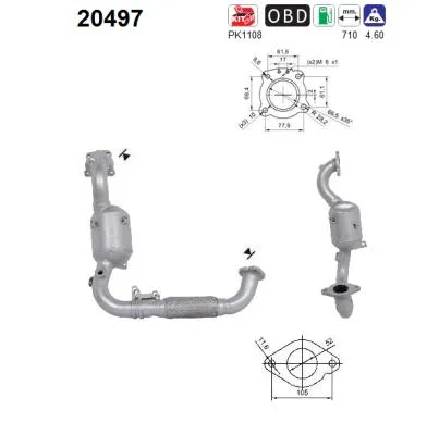 Catalyseur Ford FOCUS III · Ford FOCUS III Turnier · Ford FOCUS III Saloon