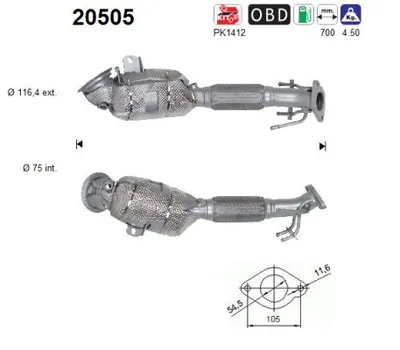 Catalyseur Ford C-MAX II · Ford GRAND C-MAX