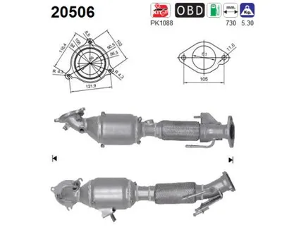 Catalyseur Ford C-MAX II · Ford GRAND C-MAX · Ford C-MAX II Van
