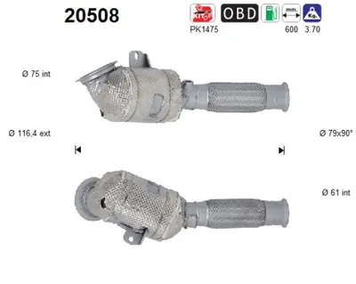 Catalyseur Ford FIESTA VII · Ford PUMA