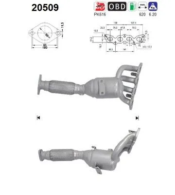 Catalyseur Ford FIESTA VI · Ford FIESTA VI Van