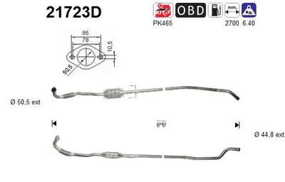 Catalyseur Opel CORSA C · Opel CORSA C Hatchback Van