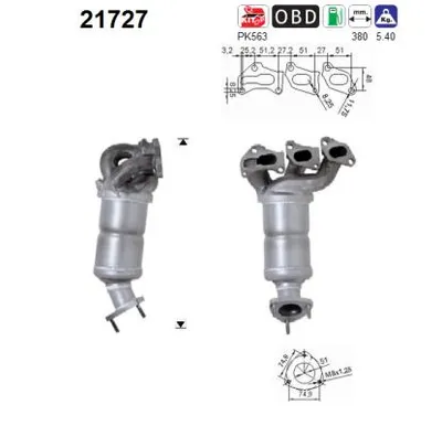 Catalyseur Opel AGILA · Opel CORSA C · Opel CORSA D