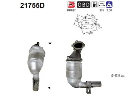 Catalyseur Opel MERIVA A MPV · Vauxhall MERIVA A