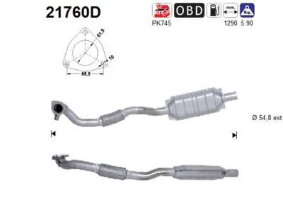 Catalyseur Opel ASTRA H · Opel ASTRA H Estate · Opel ASTRA H GTC