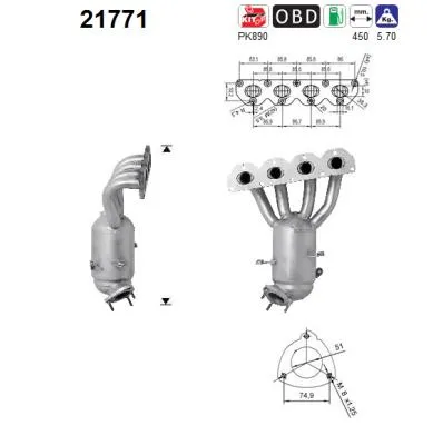 Catalyseur Opel ZAFIRA B Box Body/MPV · Opel ZAFIRA / ZAFIRA FAMILY B · Opel VECTRA C GTS