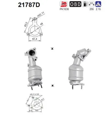 Catalyseur Opel ASTRA H Estate Van · Opel MERIVA A MPV · Opel CORSA D