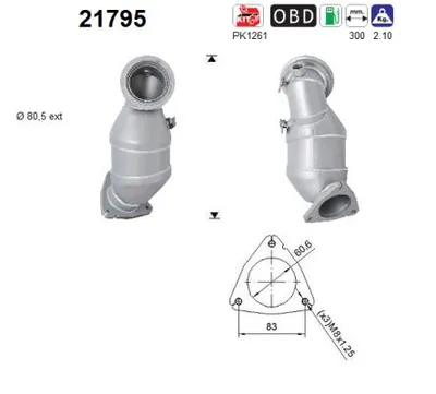 Catalyseur Opel MERIVA A MPV · Vauxhall MERIVA A · Opel CORSA D