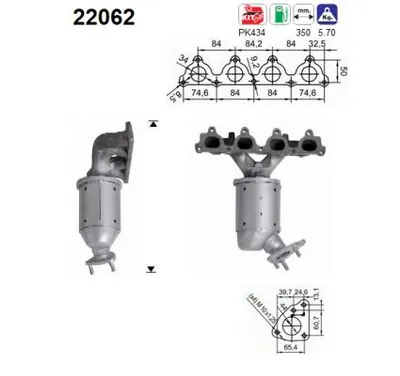 Catalyseur Honda CIVIC VI Fastback · Honda CIVIC VI Aerodeck · Honda CIVIC VI Hatchback