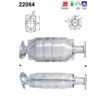 Catalyseur Honda CIVIC V Coupe