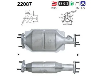 Catalyseur Honda ACCORD VI · Honda ACCORD VI Hatchback