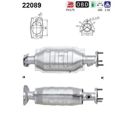 Catalyseur Honda CR-V I
