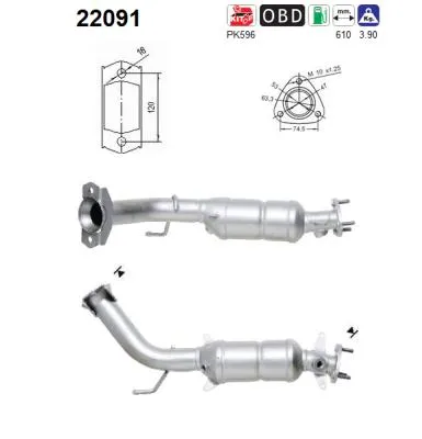 Catalyseur Honda STREAM