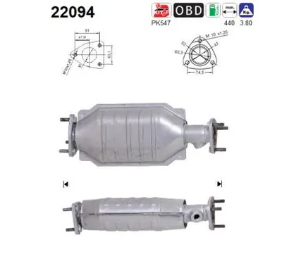 Catalyseur Honda ACCORD VI · Honda ACCORD VI Coupe · Honda ACCORD VI Hatchback
