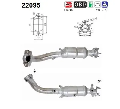 Catalyseur Honda CR-V II
