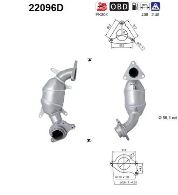 Catalyseur Honda ACCORD VII · Honda ACCORD VII Tourer