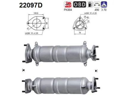 Catalyseur Honda ACCORD VII · Honda ACCORD VII Tourer · Honda FR-V