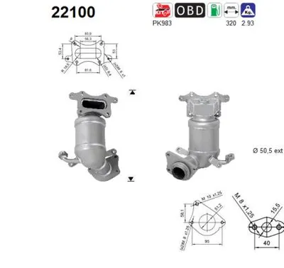 Catalyseur Honda JAZZ III