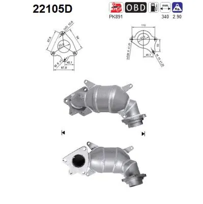 Catalyseur Honda CR-V III