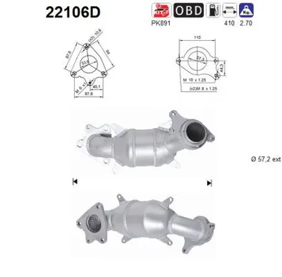 Catalyseur Honda FR-V