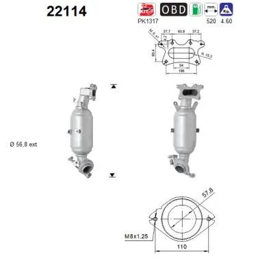 Catalyseur Honda CR-V III