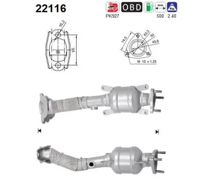 Catalyseur Honda HR-V · Honda JAZZ IV