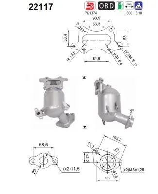 Catalyseur Honda HR-V · Honda JAZZ IV