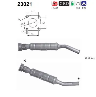 Catalyseur Chrysler NEON II