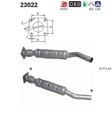 Catalyseur Chrysler NEON II