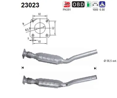 Catalyseur Chrysler STRATUS