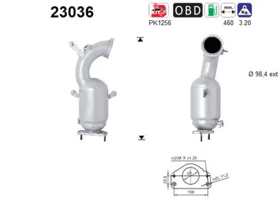 Catalyseur Alfa Romeo MITO · Alfa Romeo GIULIETTA · Jeep RENEGADE SUV