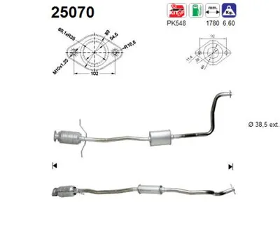 Catalyseur Mazda DEMIO