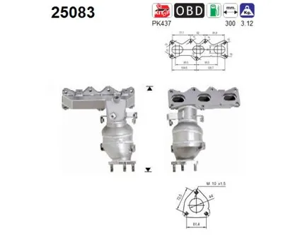 Catalyseur Mazda XEDOS 9