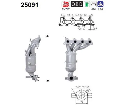 Catalyseur Kia PICANTO I