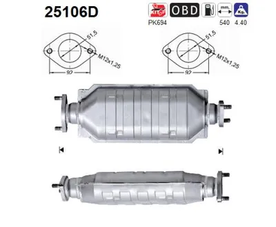 Catalyseur Kia CARENS I MPV