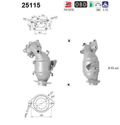 Catalyseur Mazda CX-7