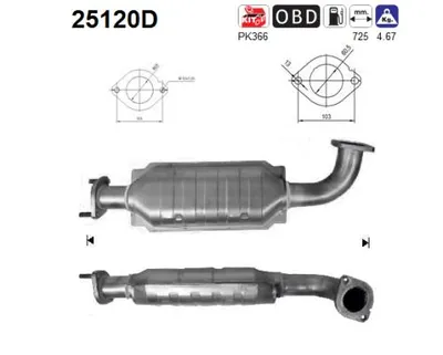 Catalyseur Kia SORENTO I