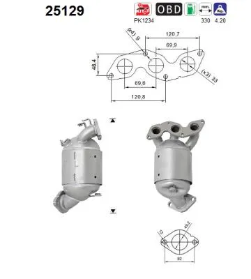 Catalyseur Kia PICANTO II