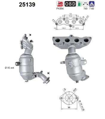 Catalyseur Mazda 2 Saloon · Mazda 2