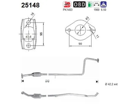 Catalyseur Mazda 2