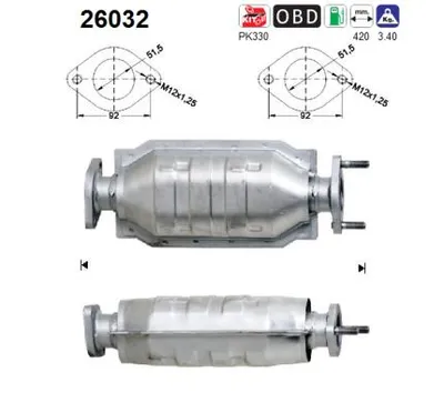Catalyseur Mitsubishi SPACE STAR MPV · Mitsubishi CARISMA Saloon