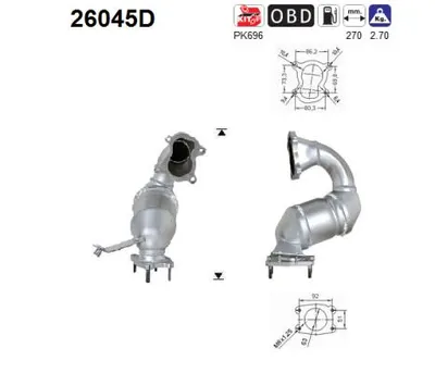 Catalyseur Mitsubishi CARISMA · Mitsubishi CARISMA Saloon · Mitsubishi SPACE STAR MPV