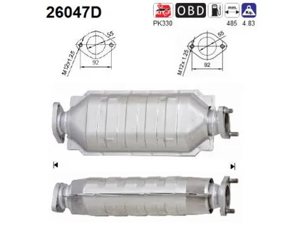 Catalyseur Mitsubishi L200