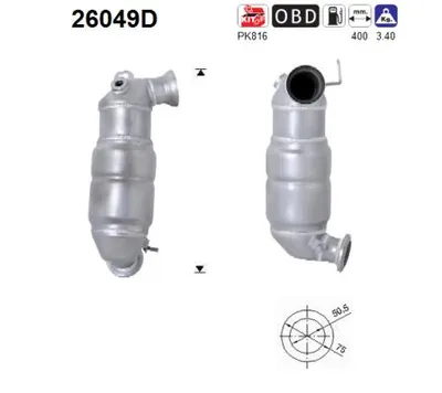 Catalyseur Mitsubishi COLT VI