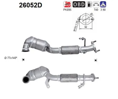 Catalyseur Mitsubishi OUTLANDER II